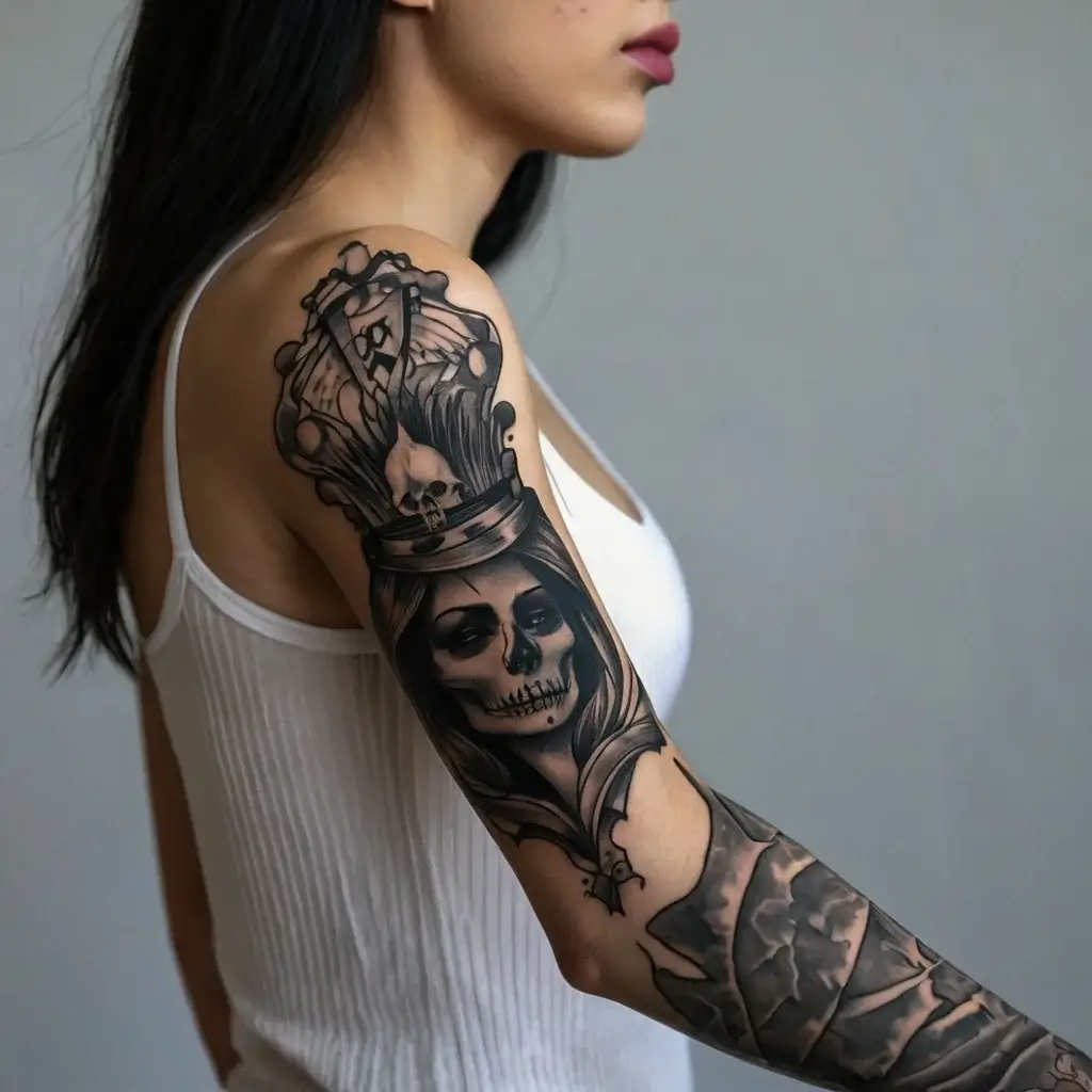 queen of spades tattoos (10)