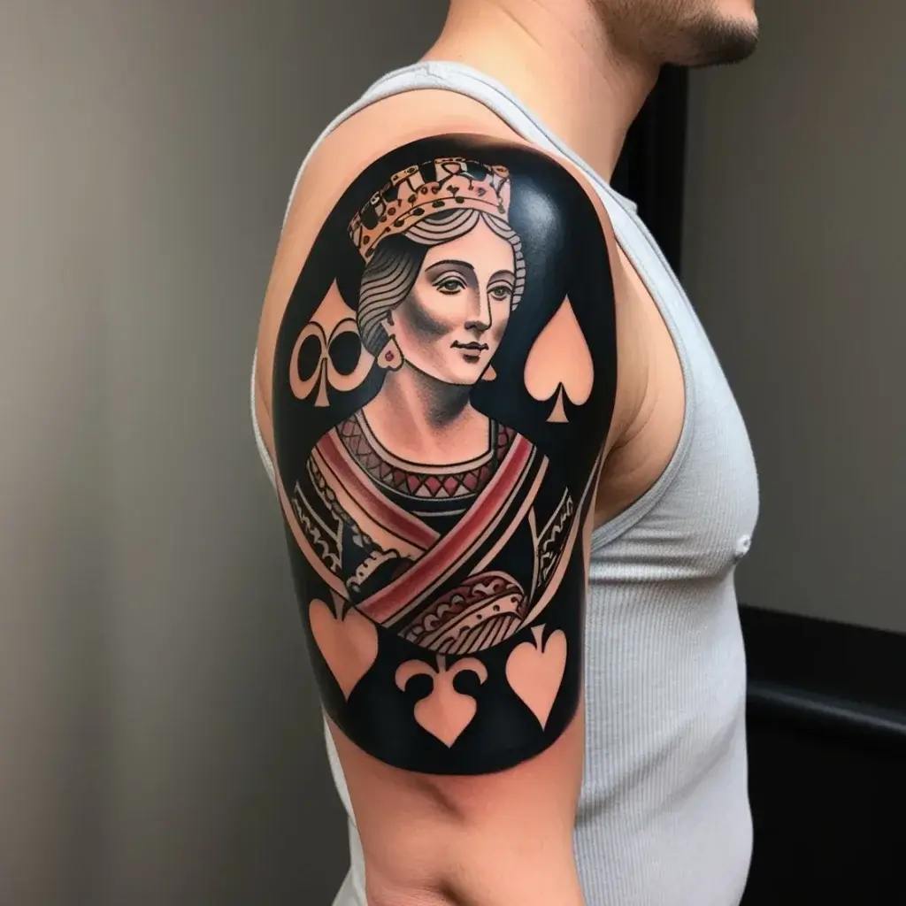 queen of spades tattoos (101)