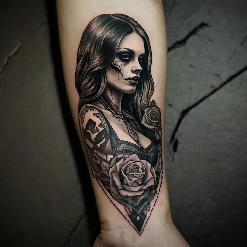 queen of spades tattoos (12)