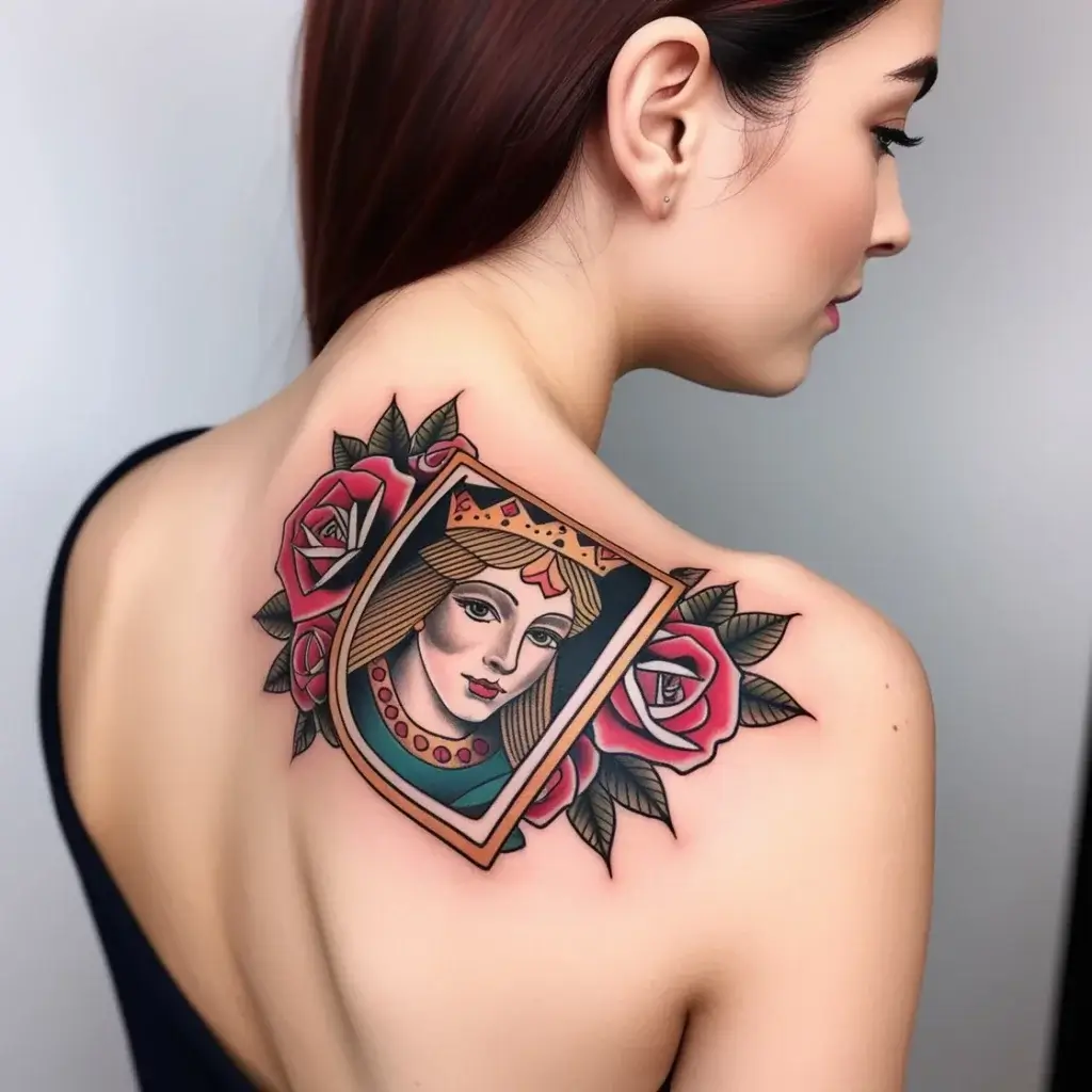 queen of spades tattoos (20)