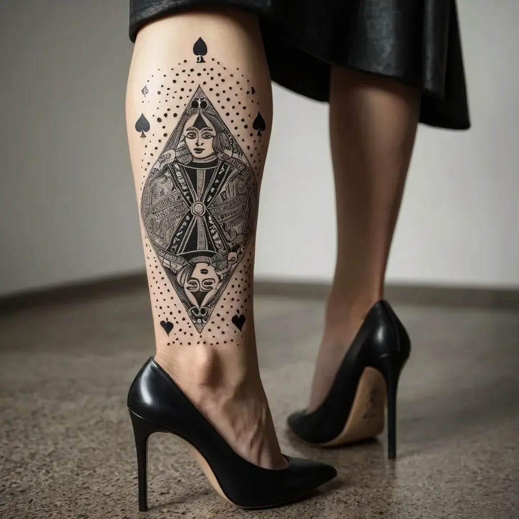 queen of spades tattoos (45)