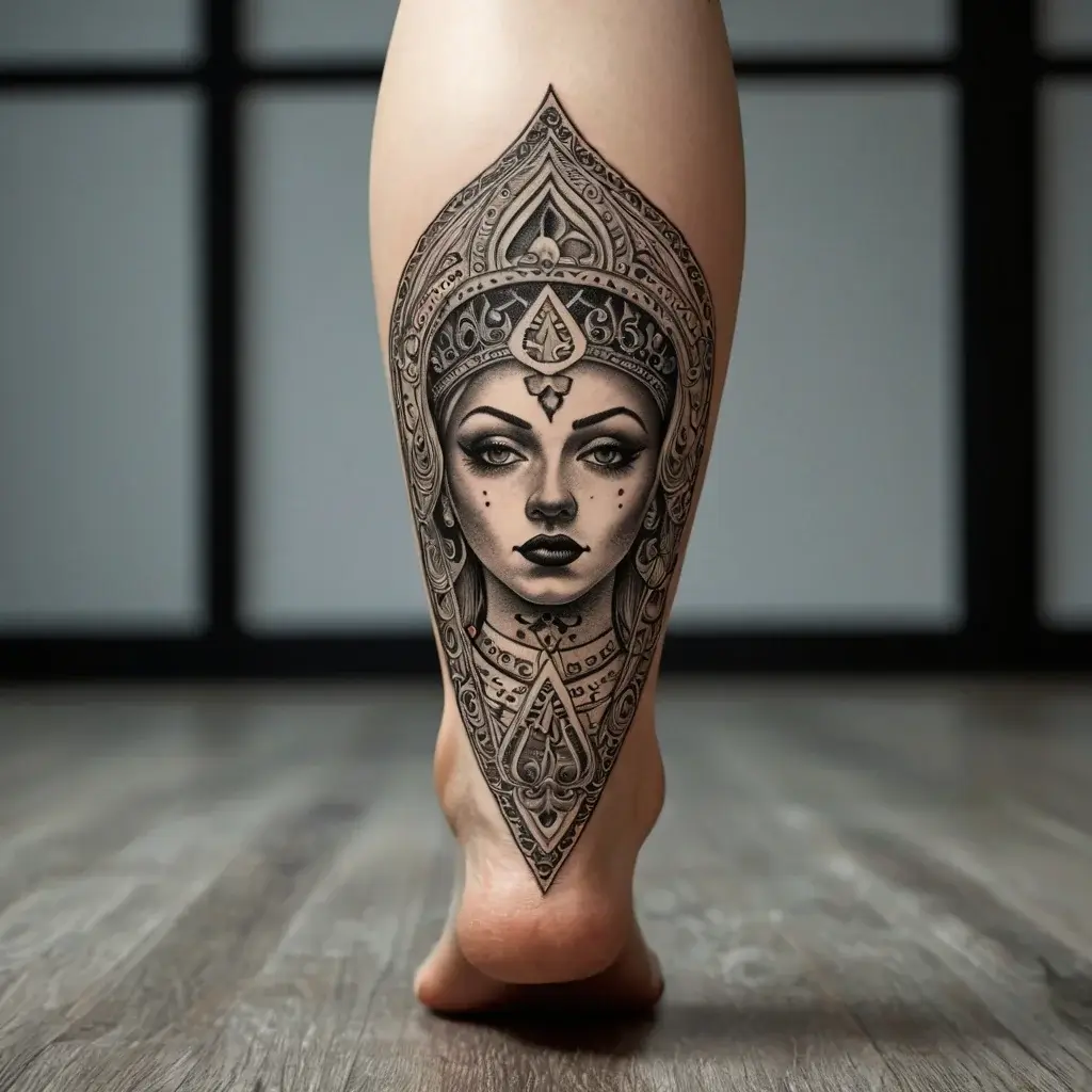 queen of spades tattoos (47)