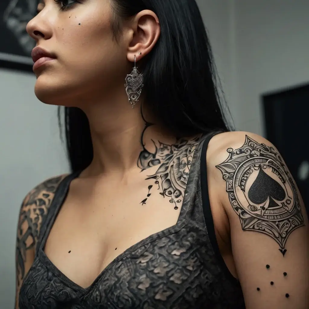 queen of spades tattoos (51)