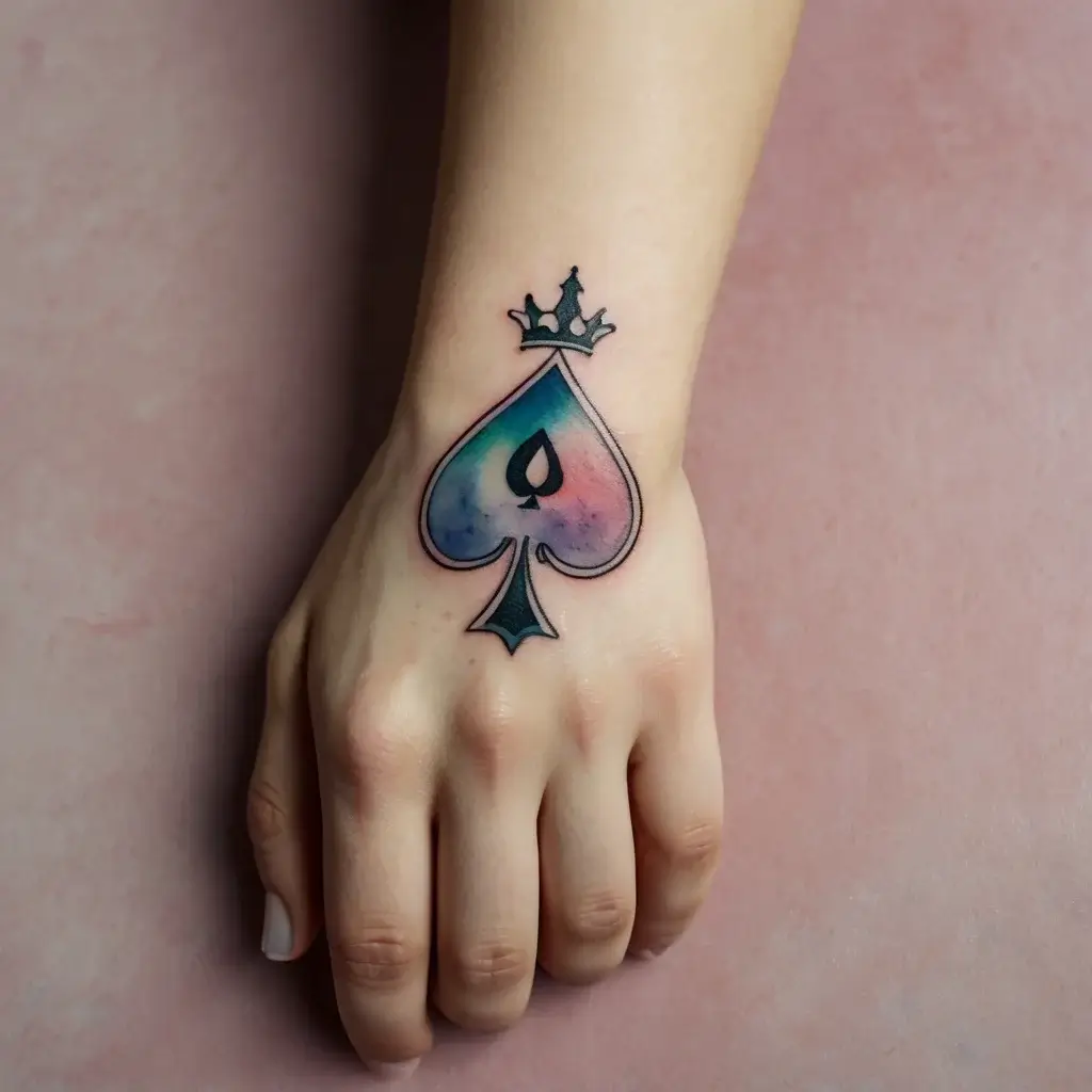 queen of spades tattoos (63)