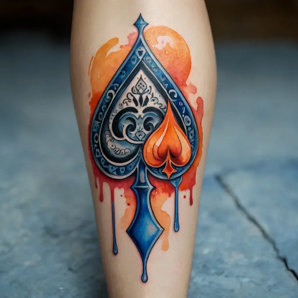 queen of spades tattoos (67)