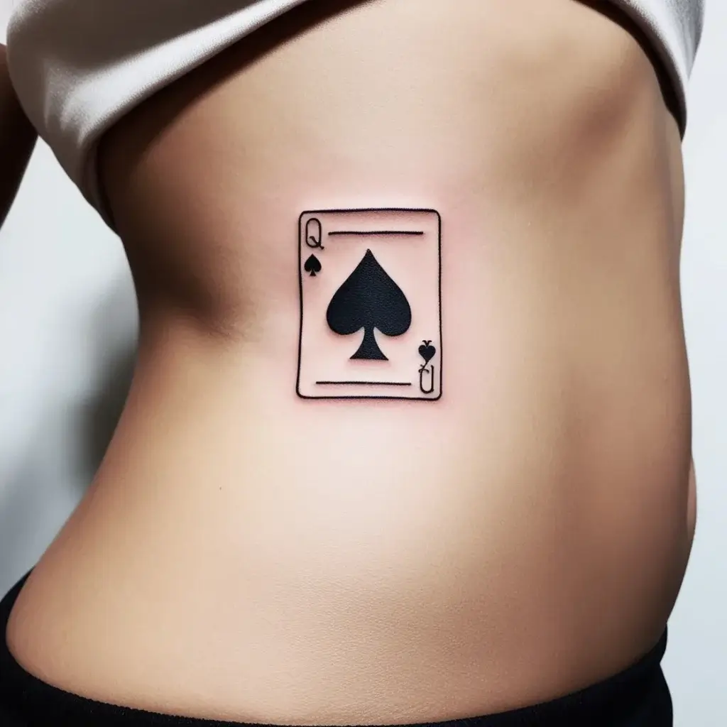 queen of spades tattoos (76)