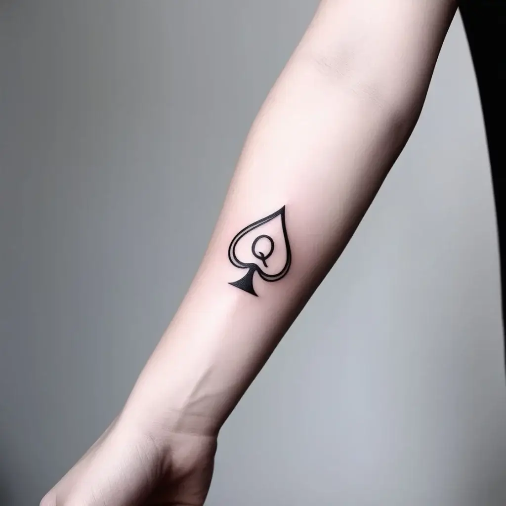 queen of spades tattoos (77)