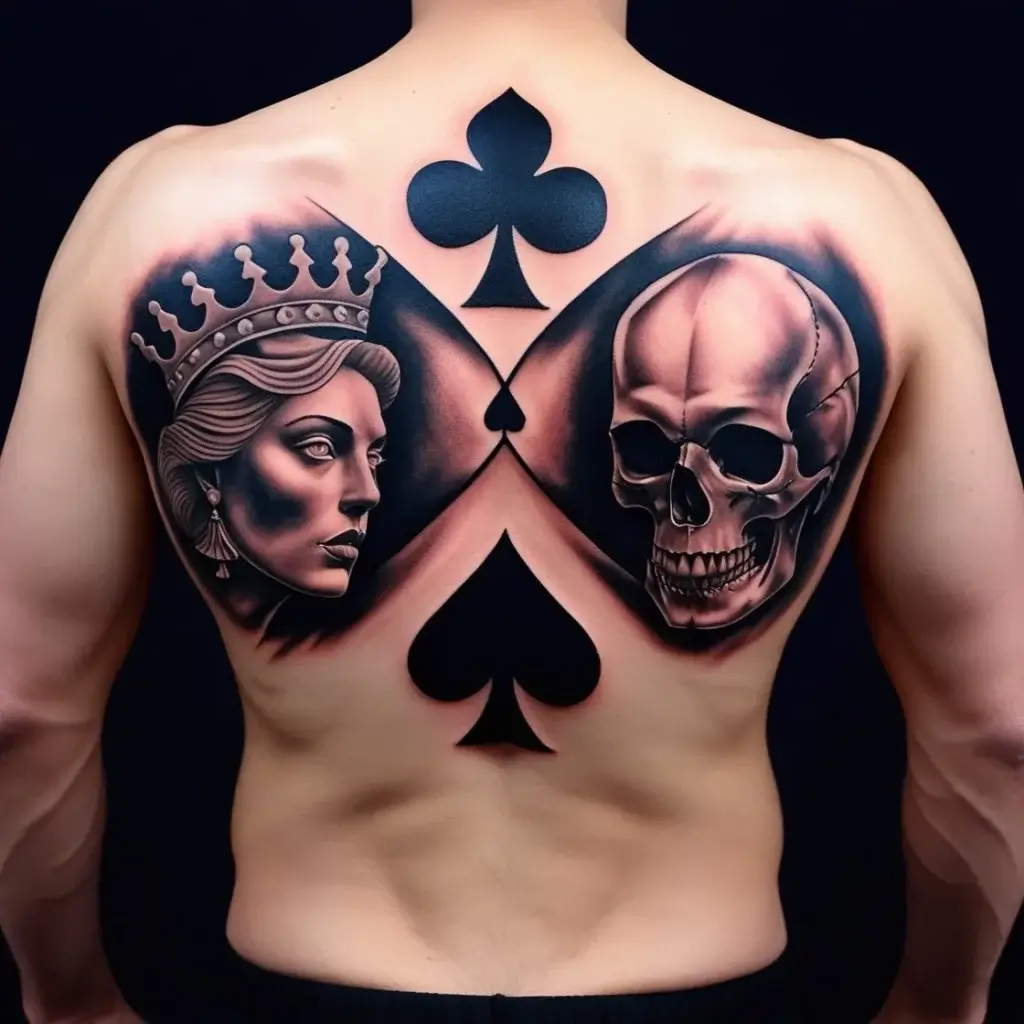 queen of spades tattoos (8)