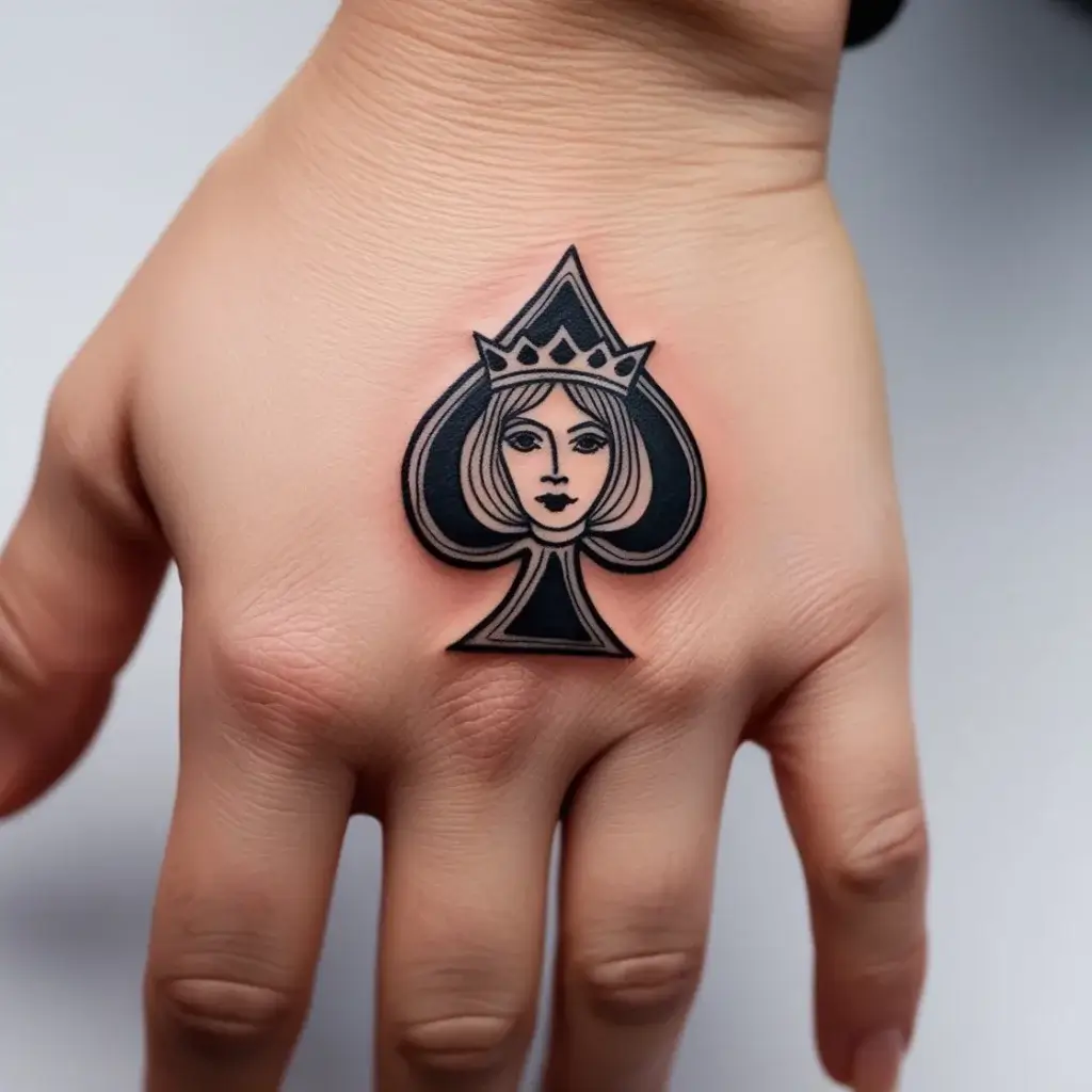 queen of spades tattoos (83)