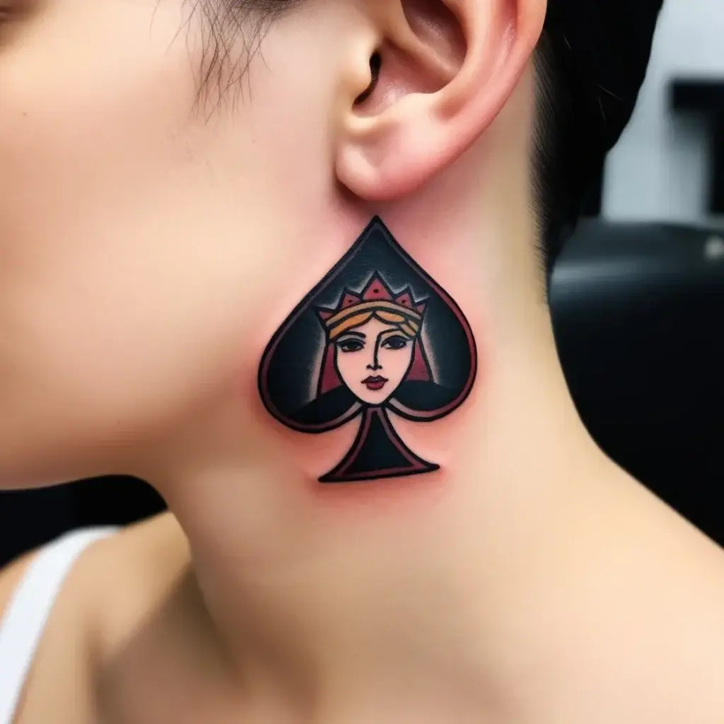 queen of spades tattoos (86)