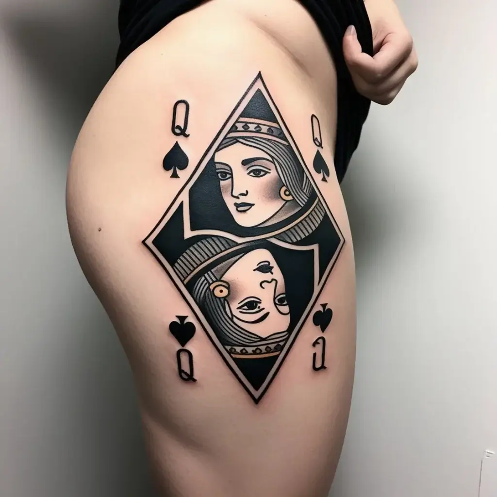 queen of spades tattoos (89)