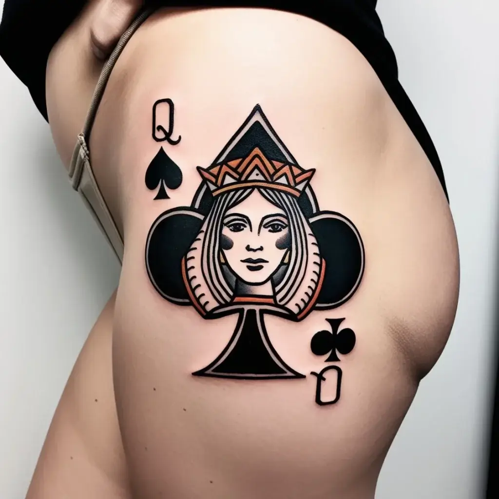 queen of spades tattoos (90)