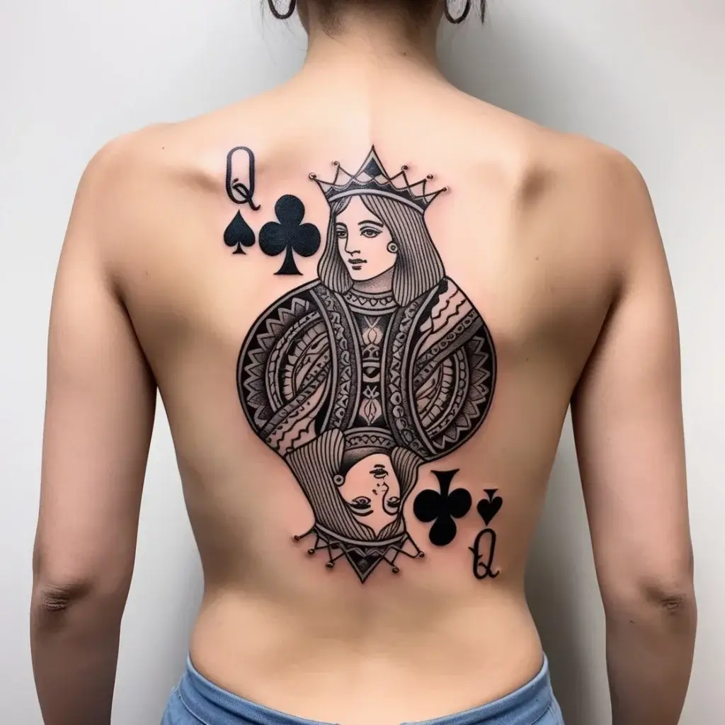 queen of spades tattoos (91)