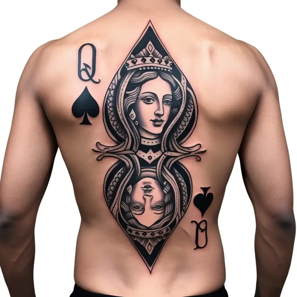 queen of spades tattoos (93)