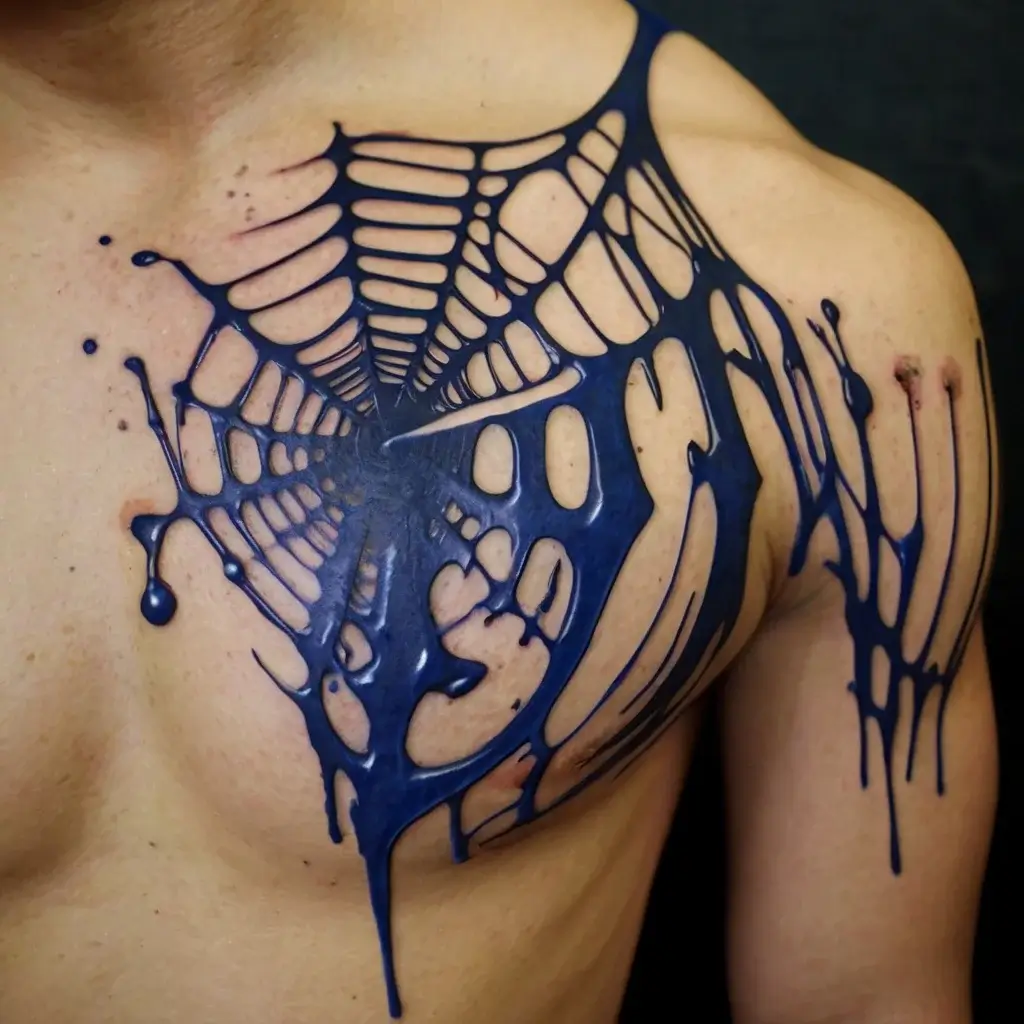 spider web tattoos (23)