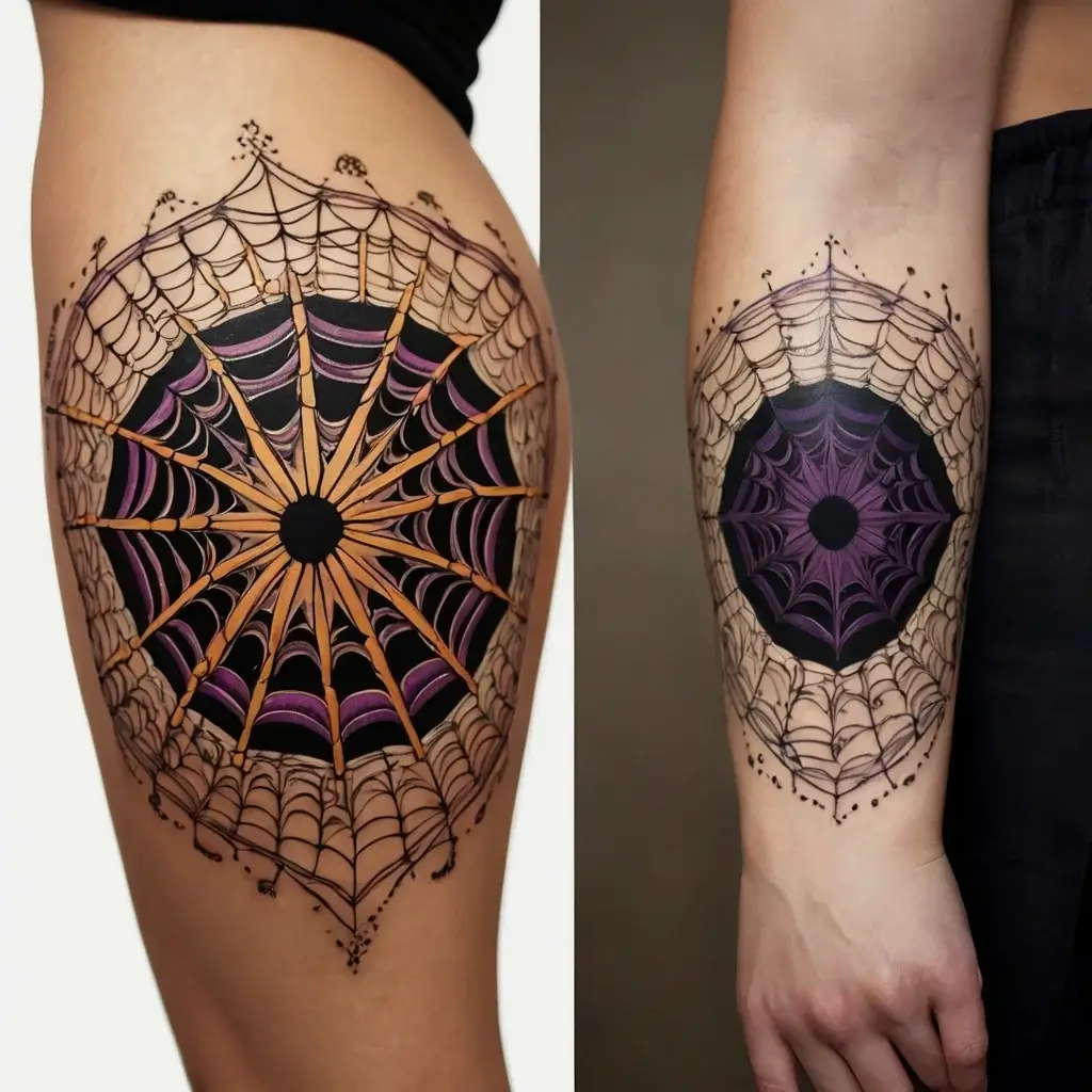 spider web tattoos (24)