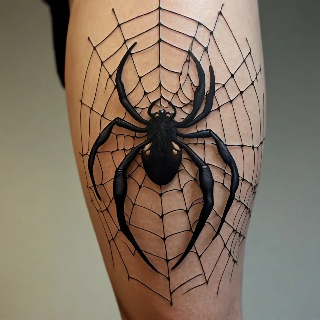 spider web tattoos (3)