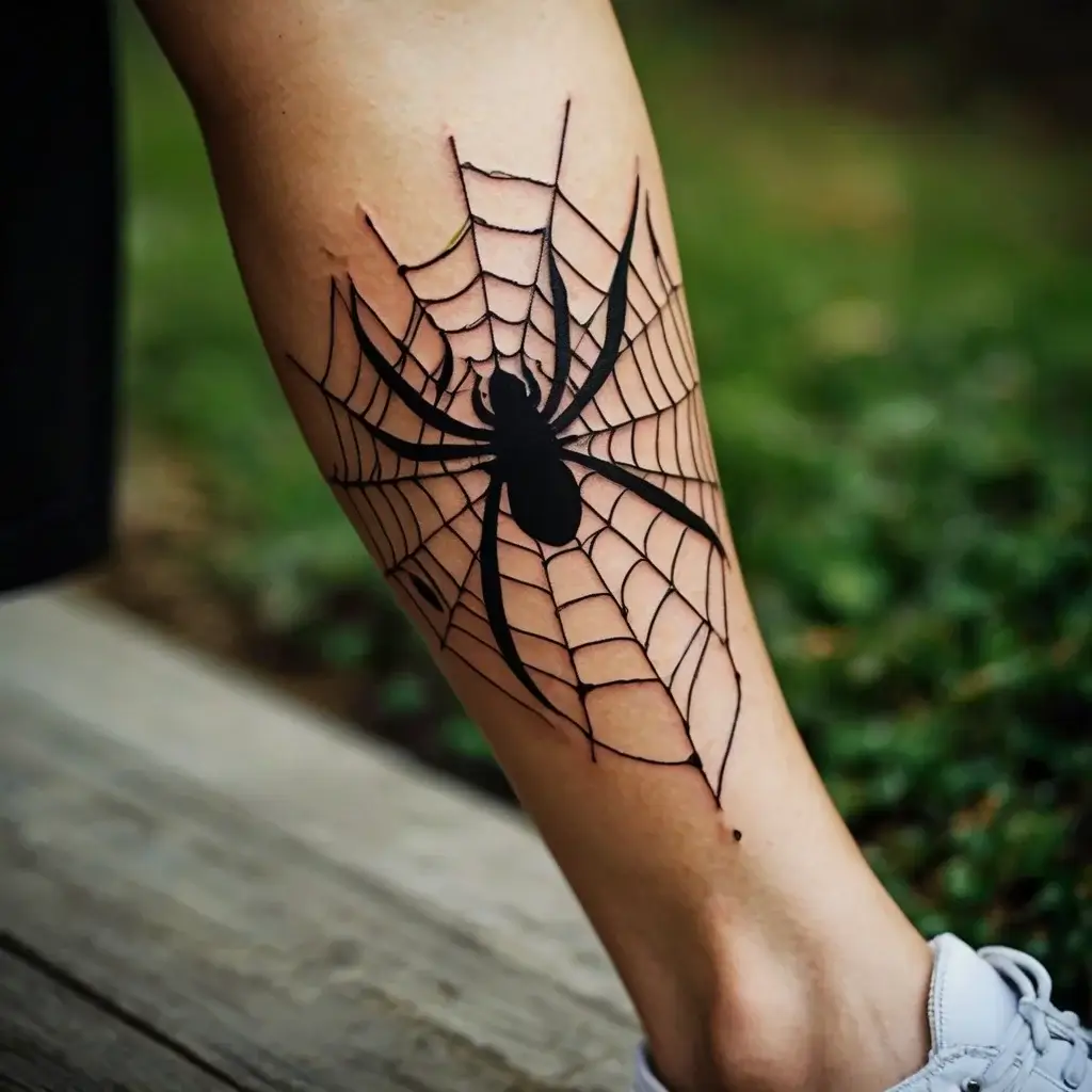 spider web tattoos (36)