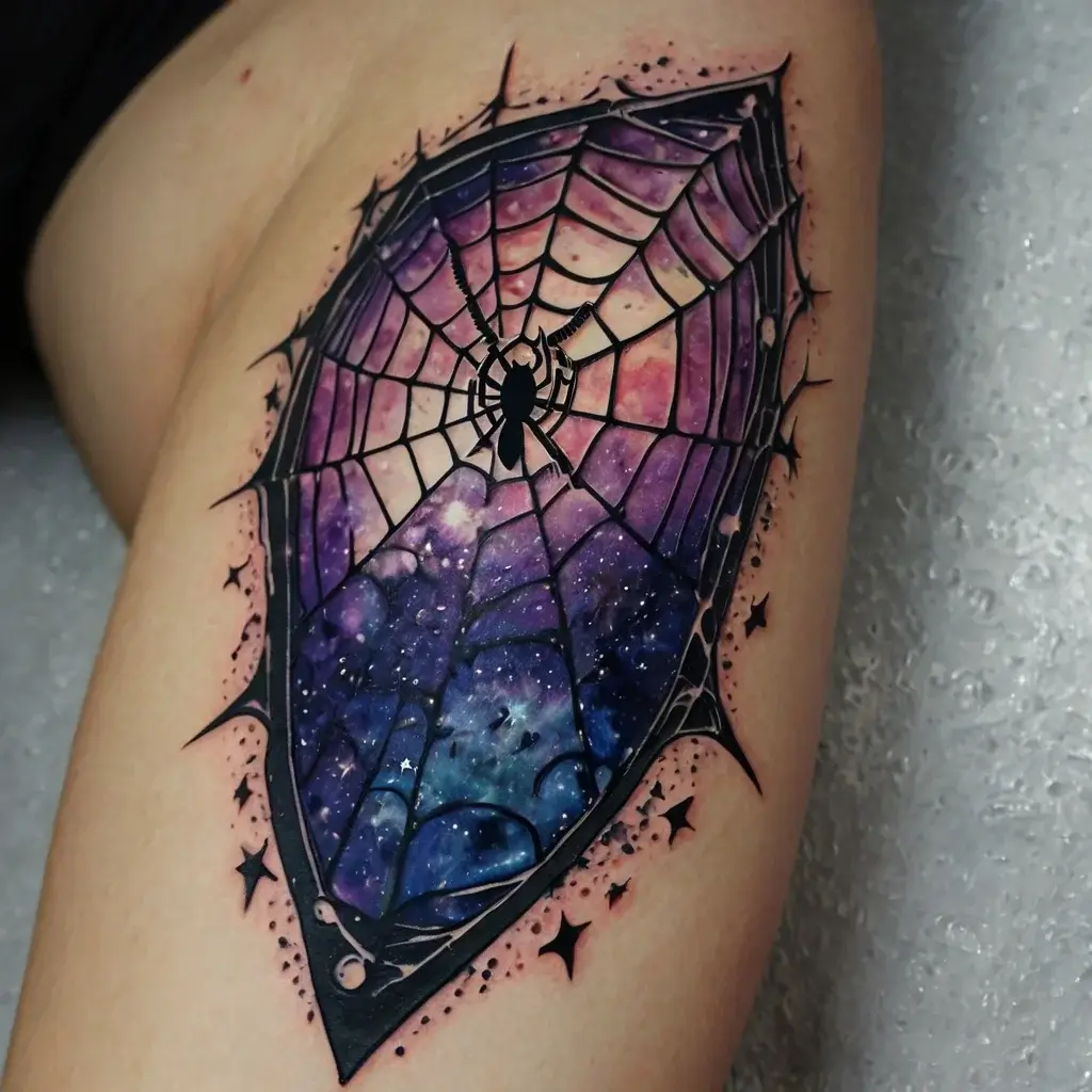 spider web tattoos (39)