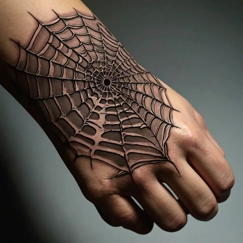 spider web tattoos (41)