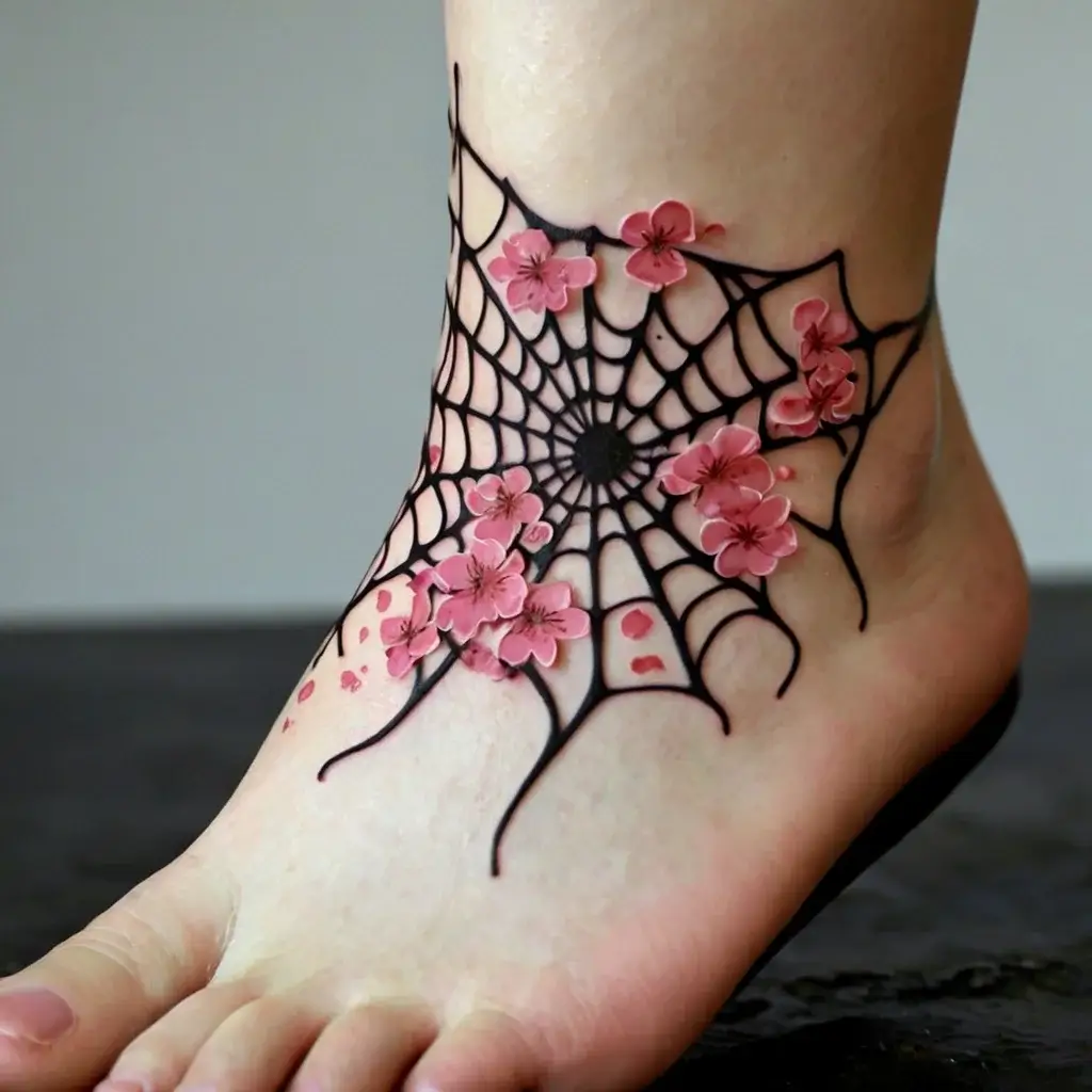 spider web tattoos (44)