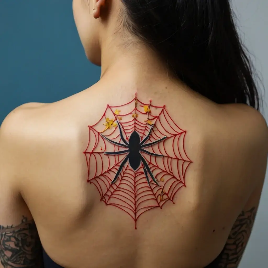 spider web tattoos (47)