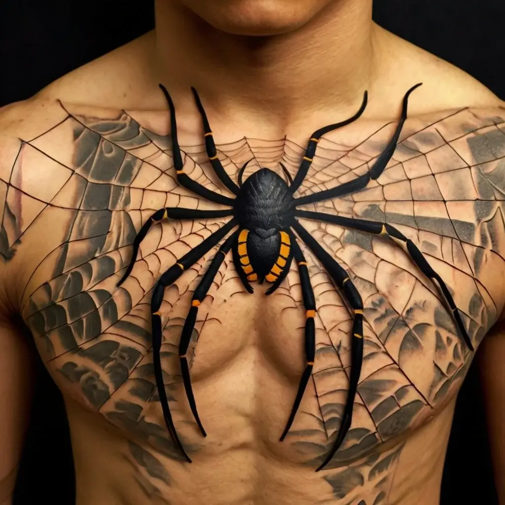 spider web tattoos (6)