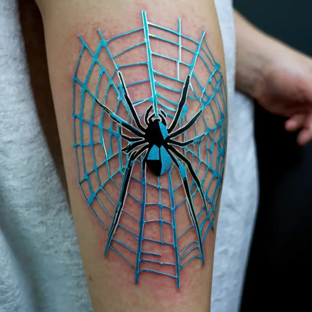 spider web tattoos (61)