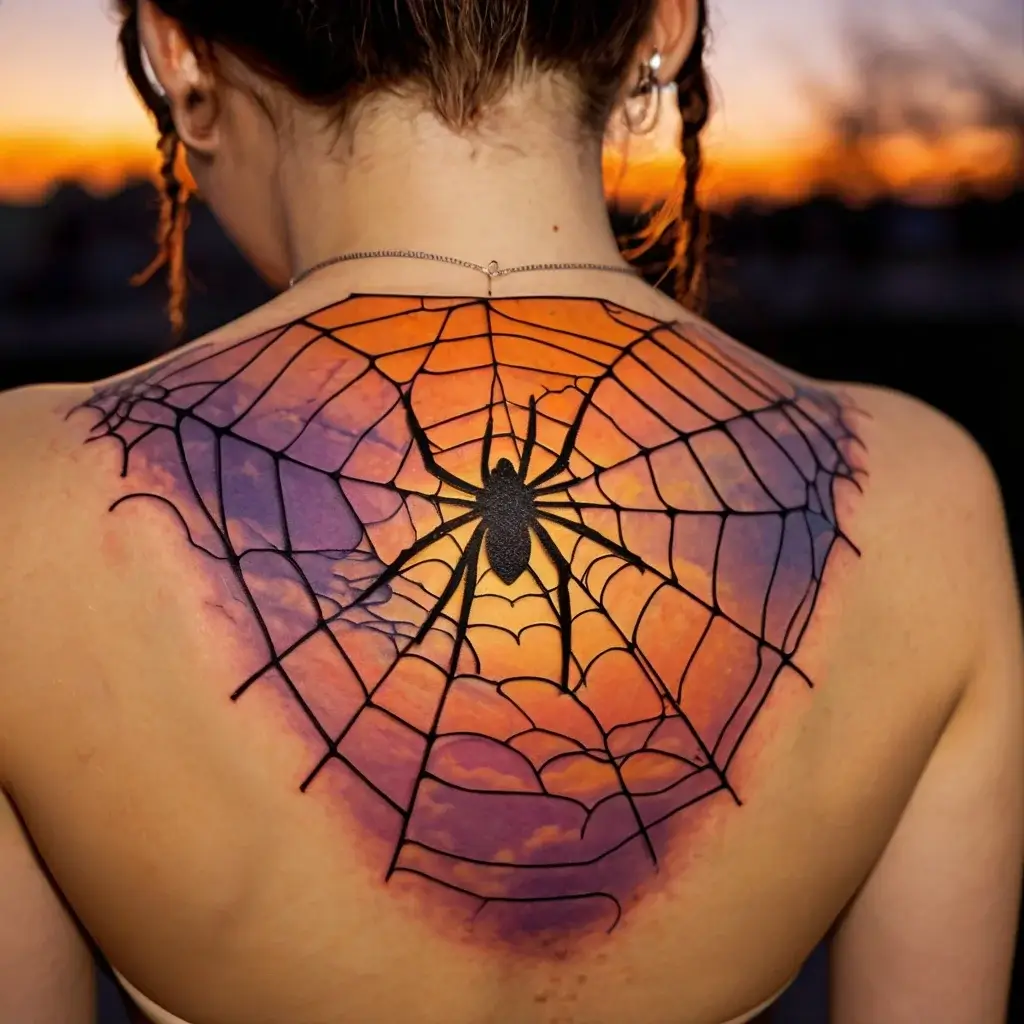 spider web tattoos (71)