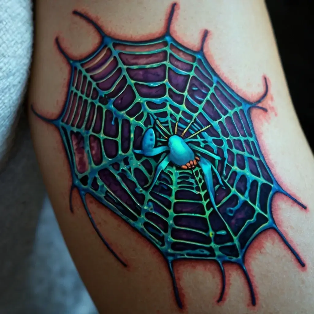 spider web tattoos (75)