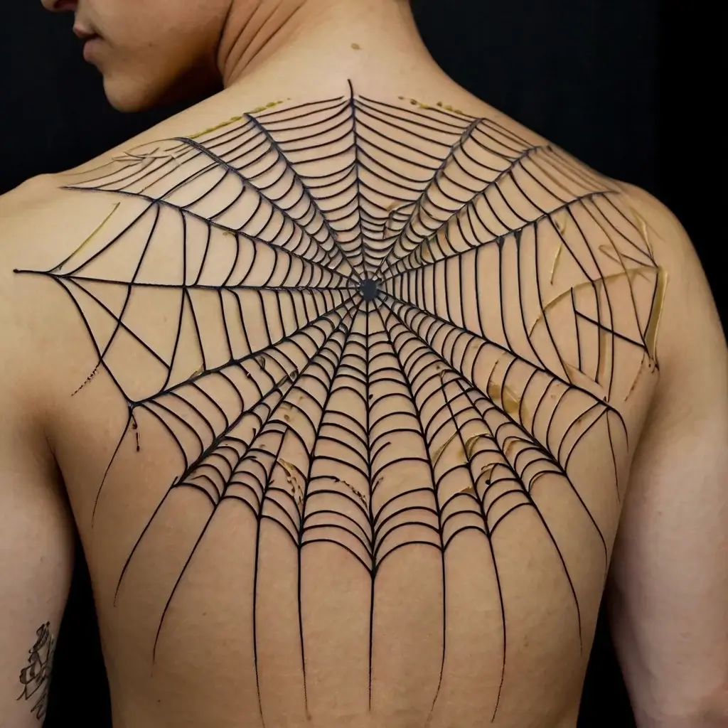 spider web tattoos (76)