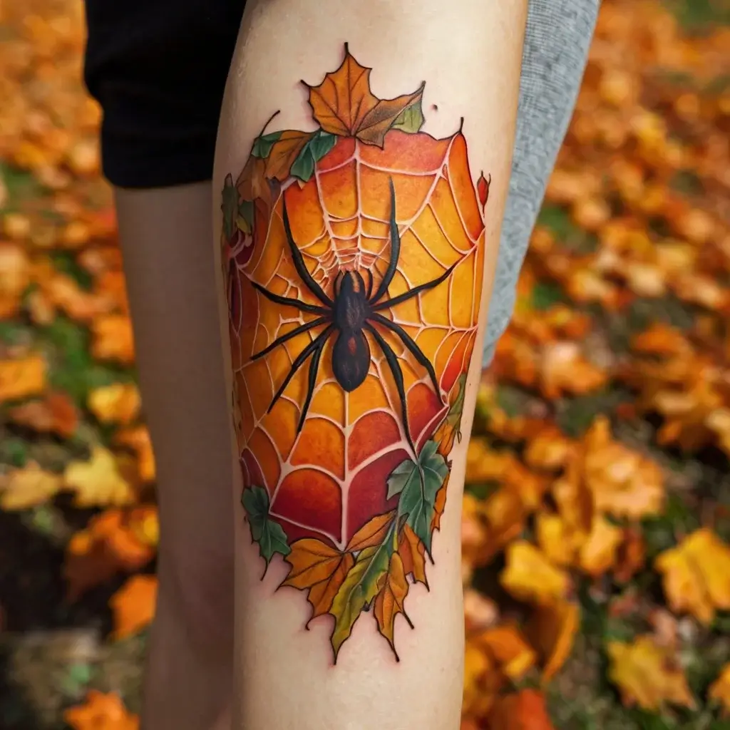 spider web tattoos (79)