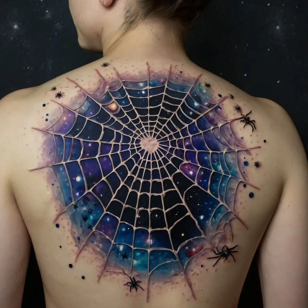 spider web tattoos (80)