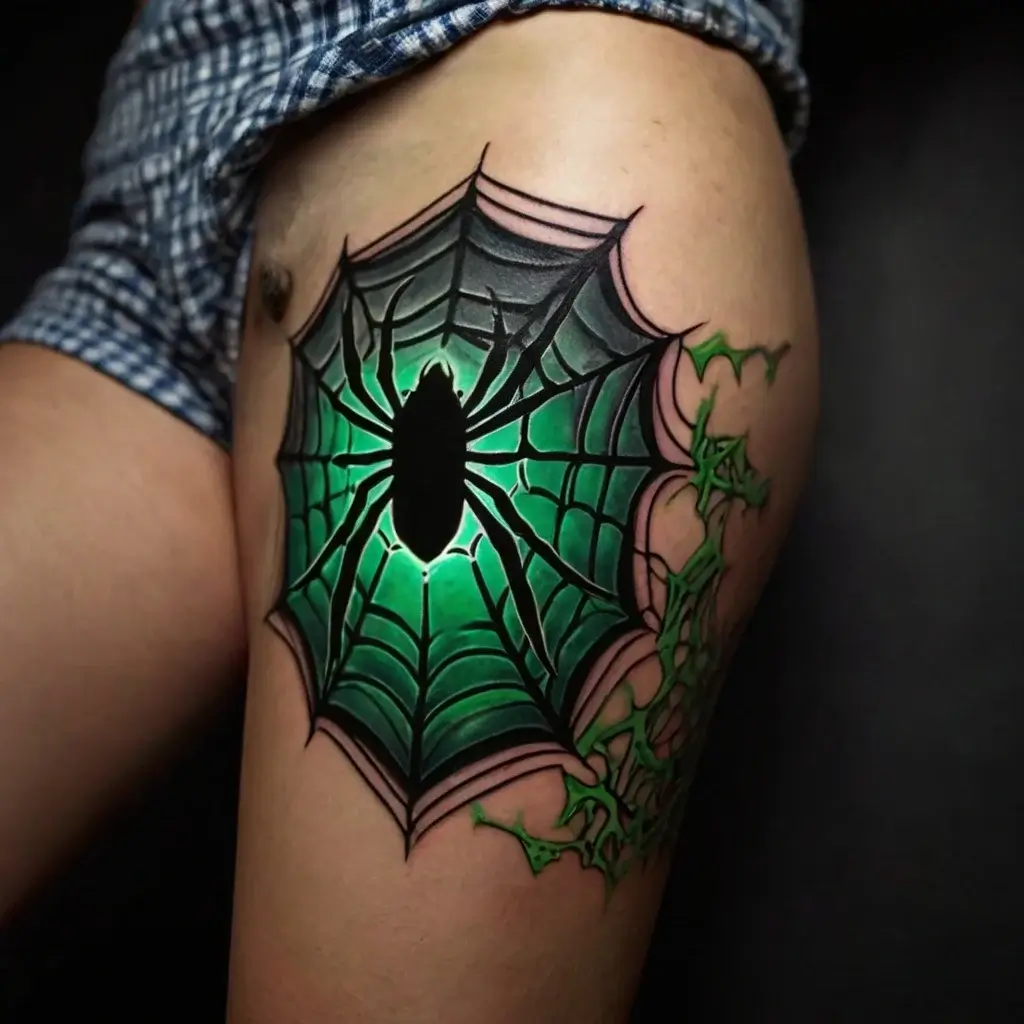 spider web tattoos (82)