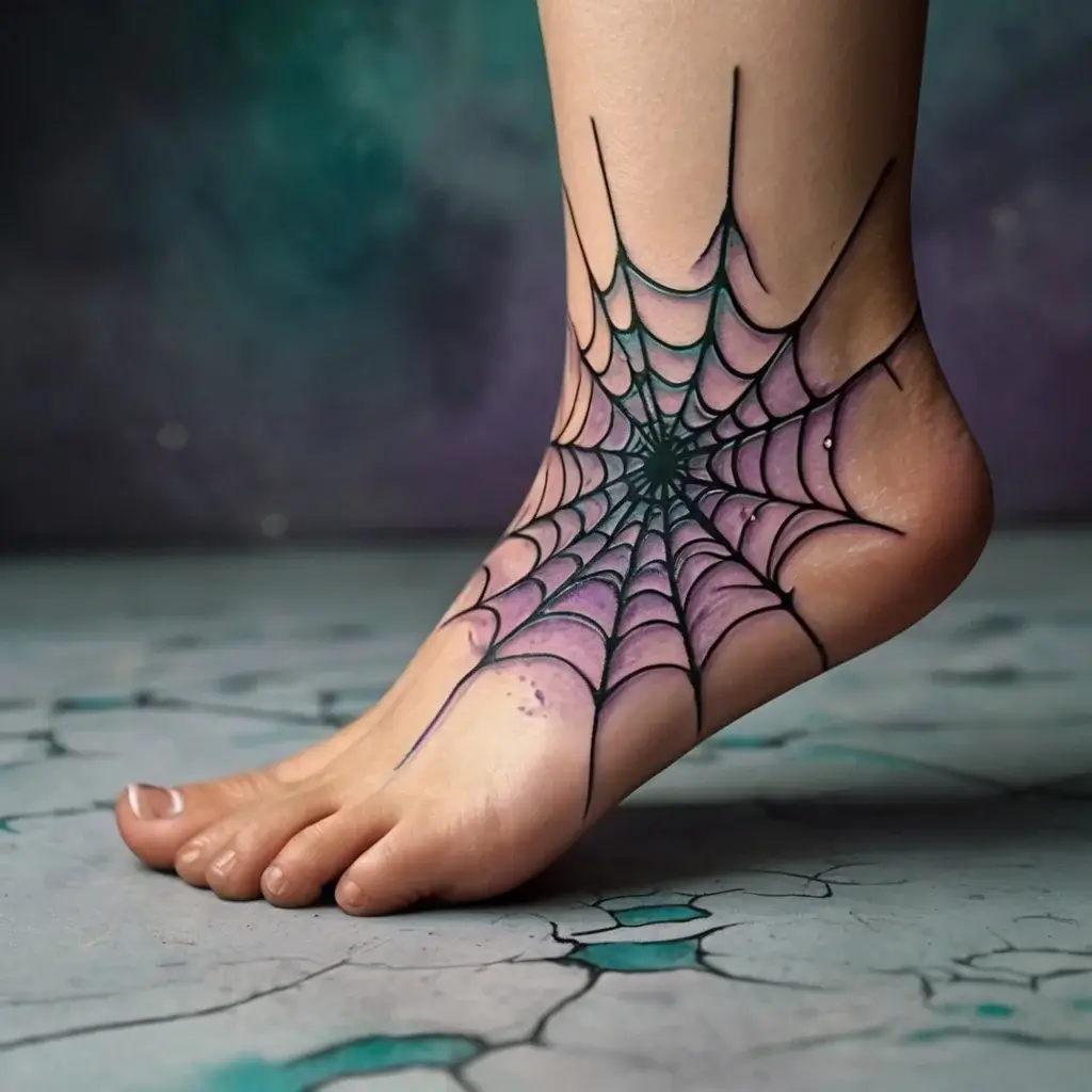 spider web tattoos (86)