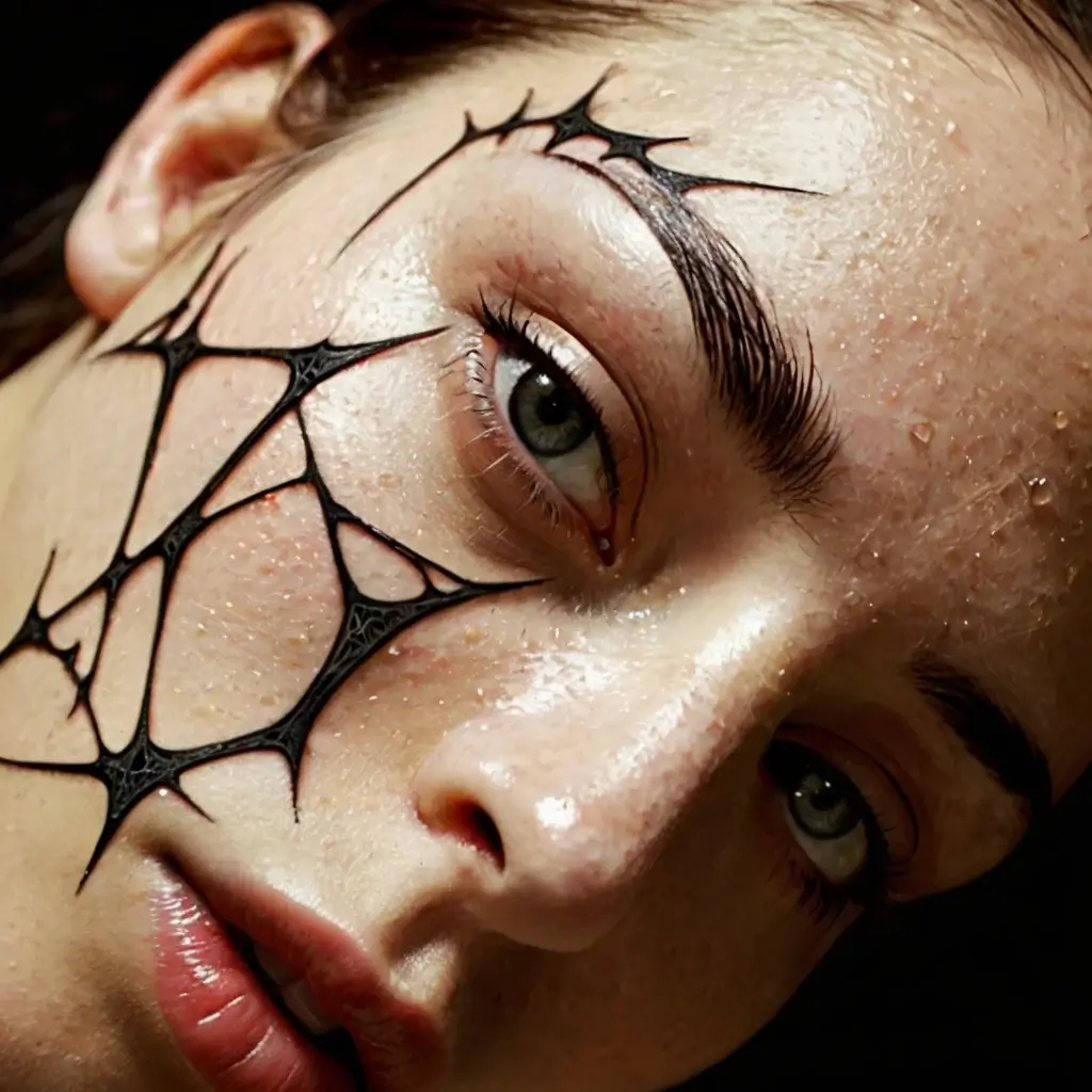 spider web tattoos (95)