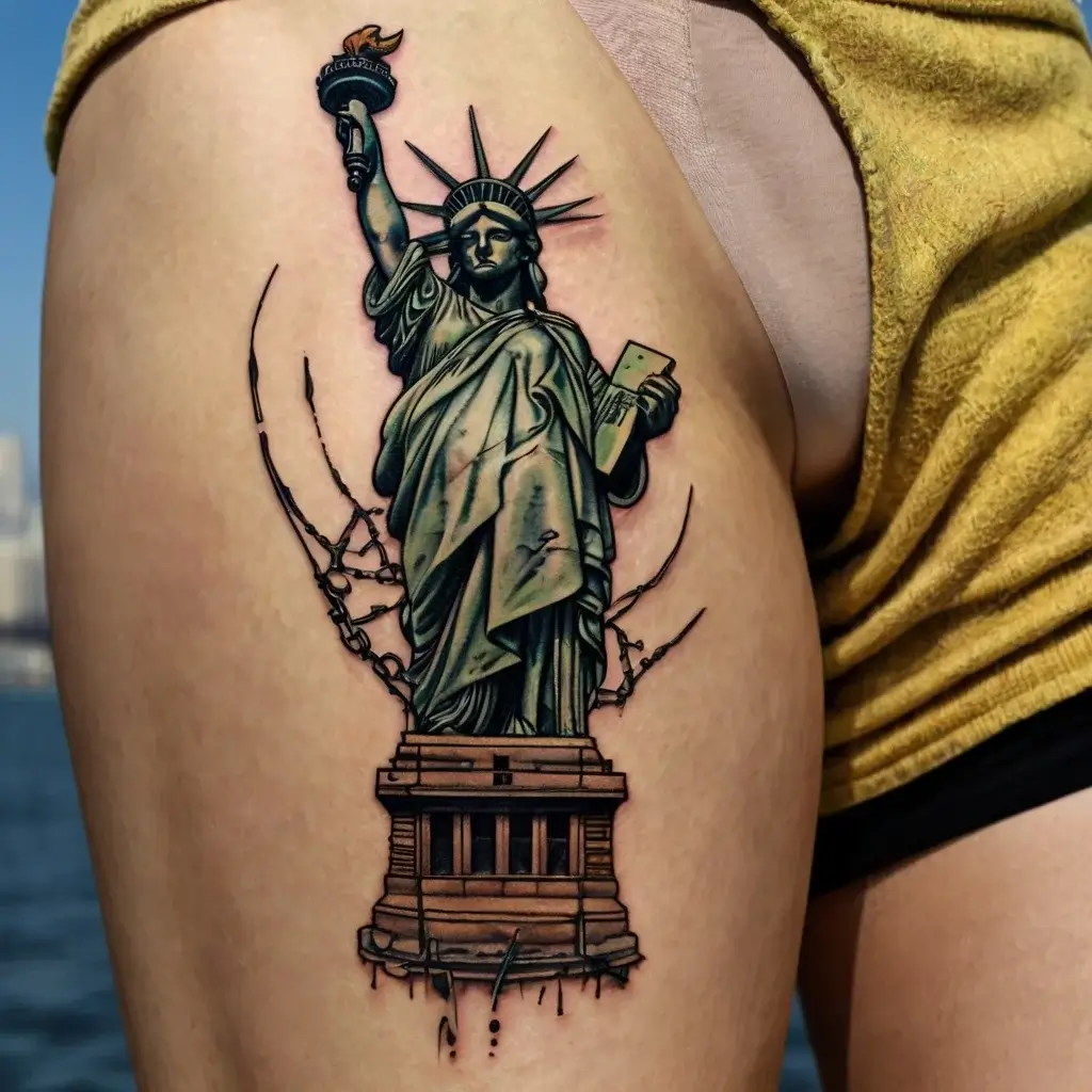 statue of liberty tattoos (11)