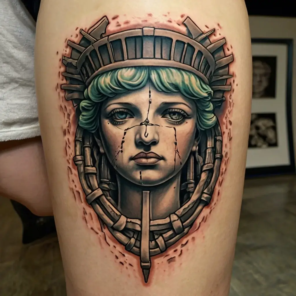 statue of liberty tattoos (12)