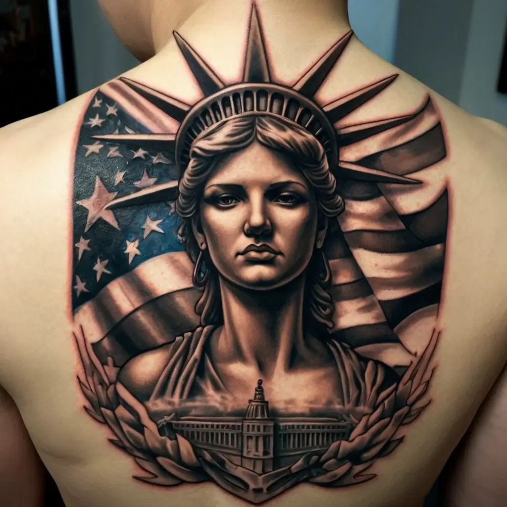 statue of liberty tattoos (13)