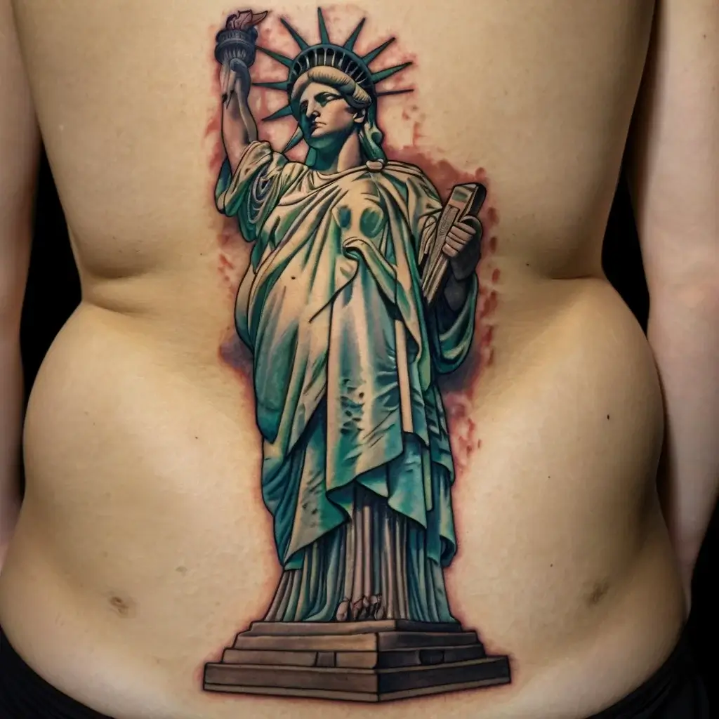 statue of liberty tattoos (14)