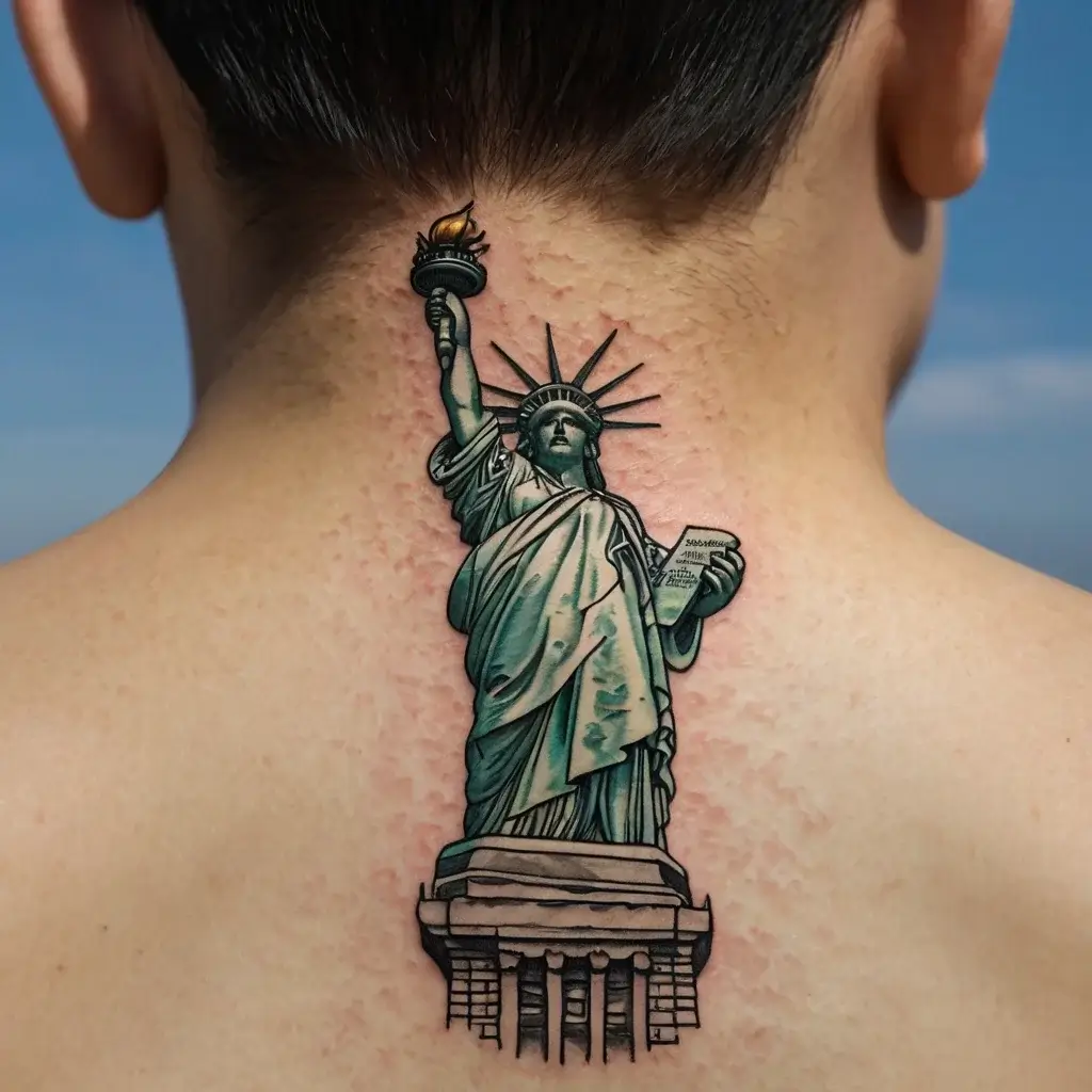 statue of liberty tattoos (19)