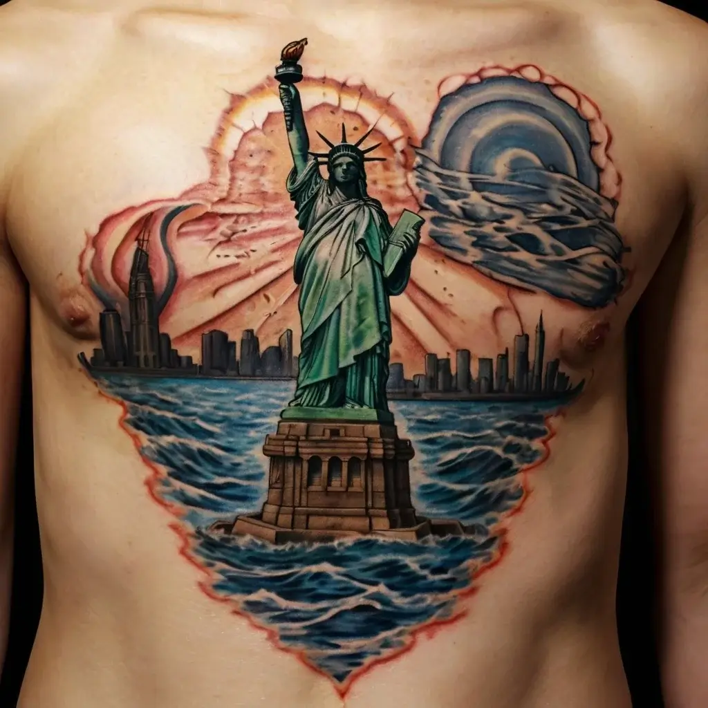 statue of liberty tattoos (2)