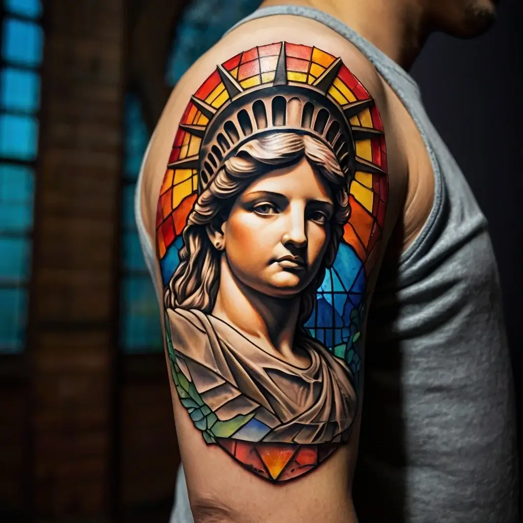 statue of liberty tattoos (23)