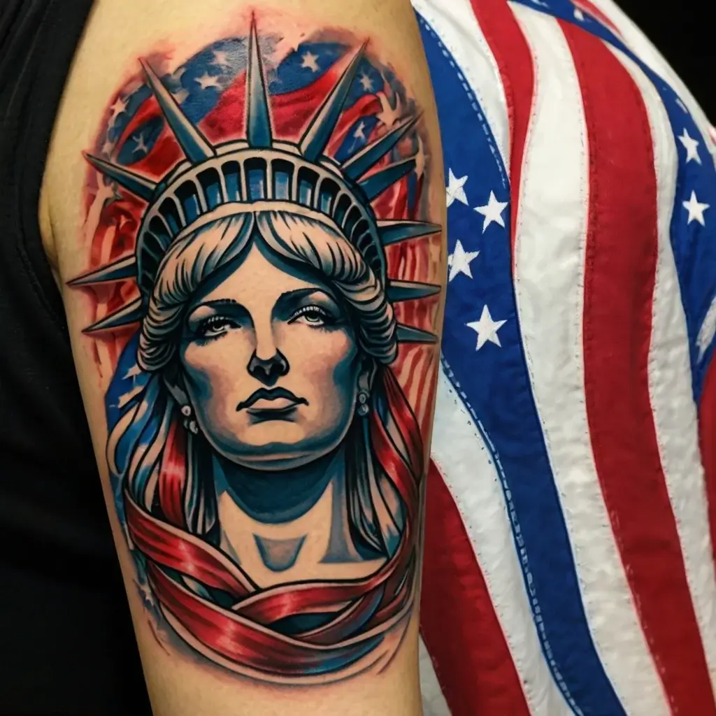 statue of liberty tattoos (26)