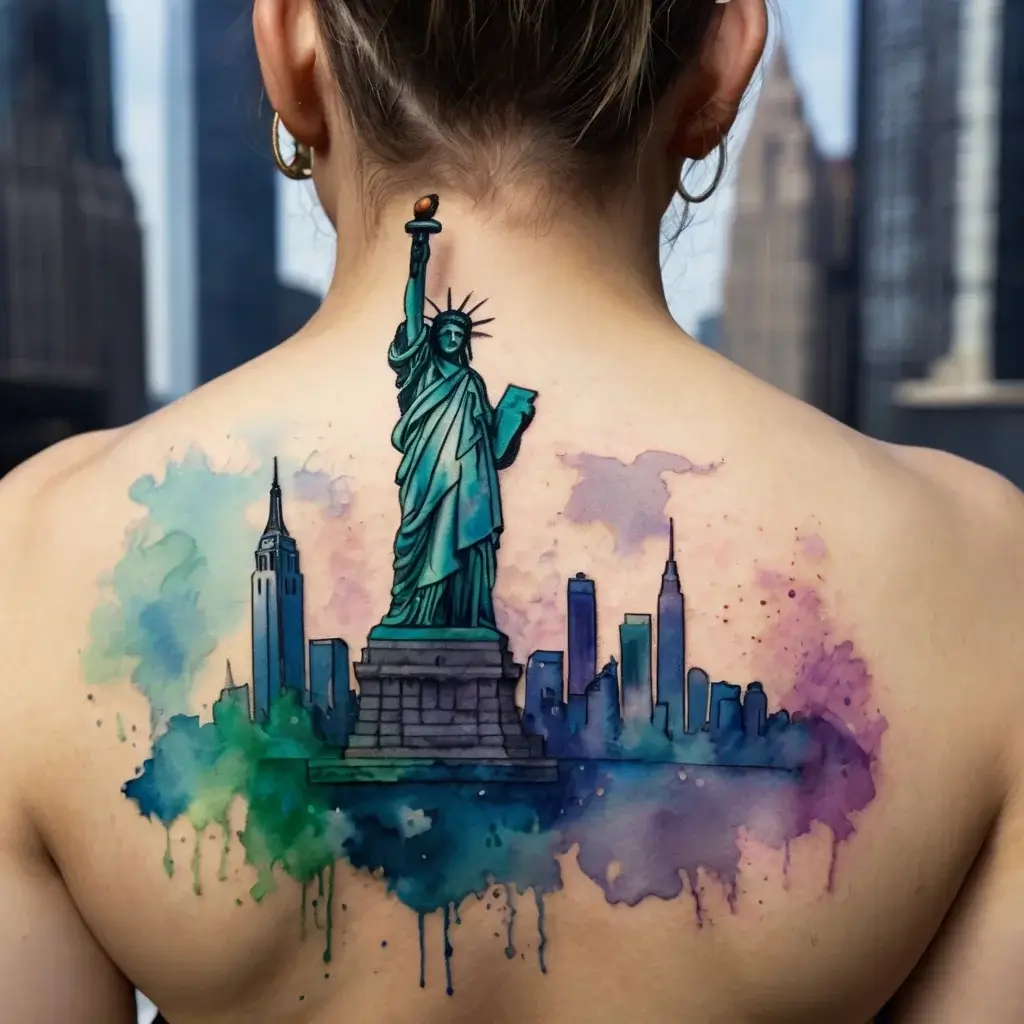 statue of liberty tattoos (29)