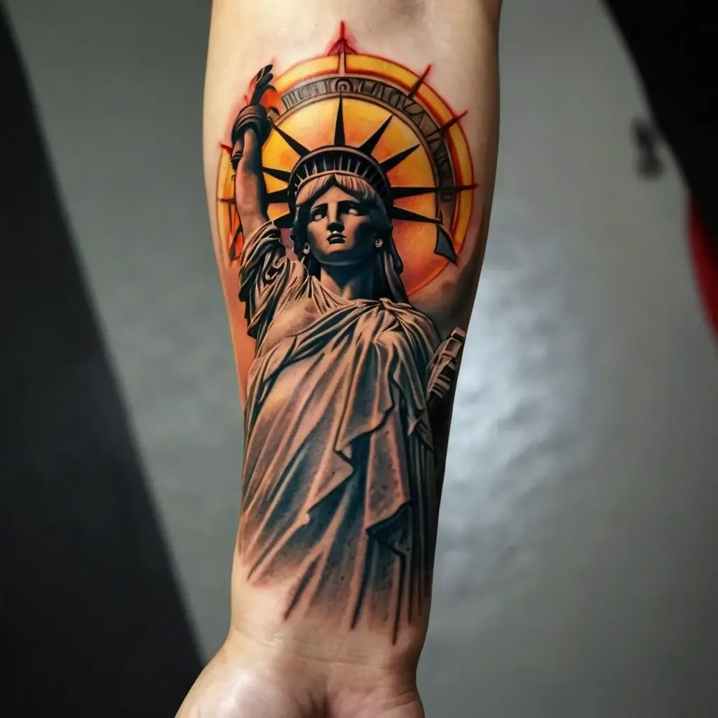 statue of liberty tattoos (3)