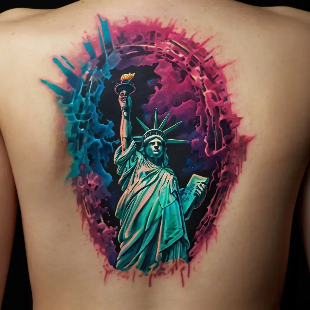 statue of liberty tattoos (31)