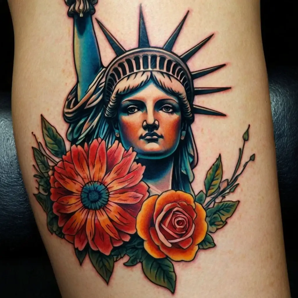 statue of liberty tattoos (35)