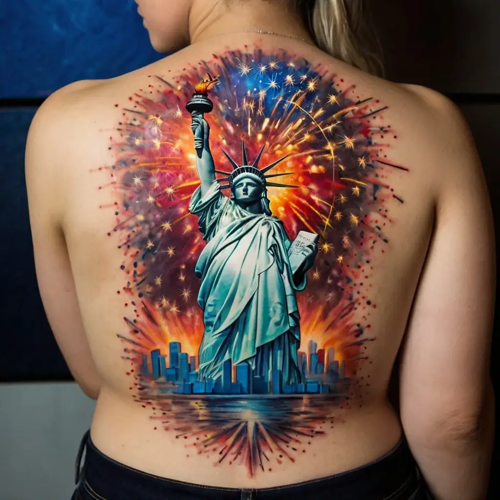 statue of liberty tattoos (37)