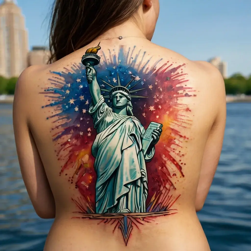 statue of liberty tattoos (38)